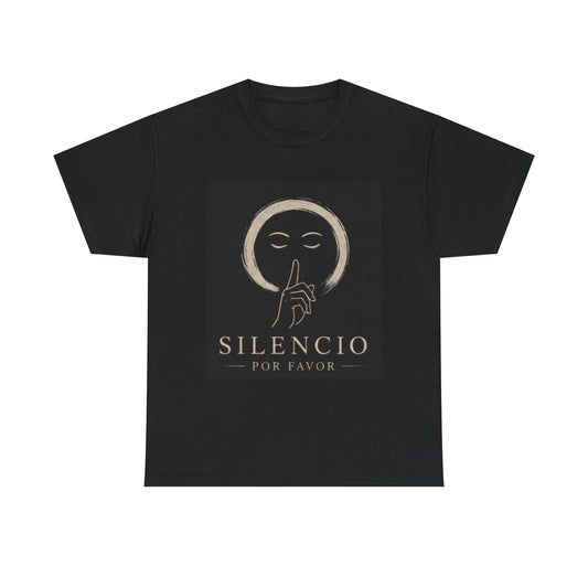 Unisex Heavy Cotton Tee Silencio Circ