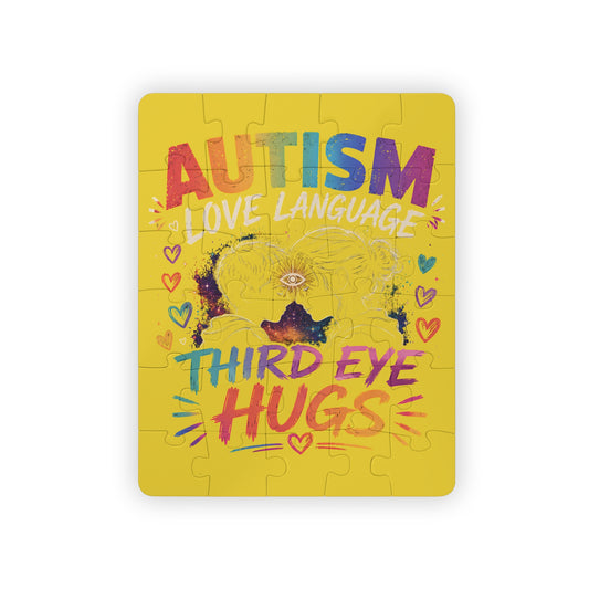 Autism Love Language Kids Puzzle — "Third Eye Hugs" 30-Piece
