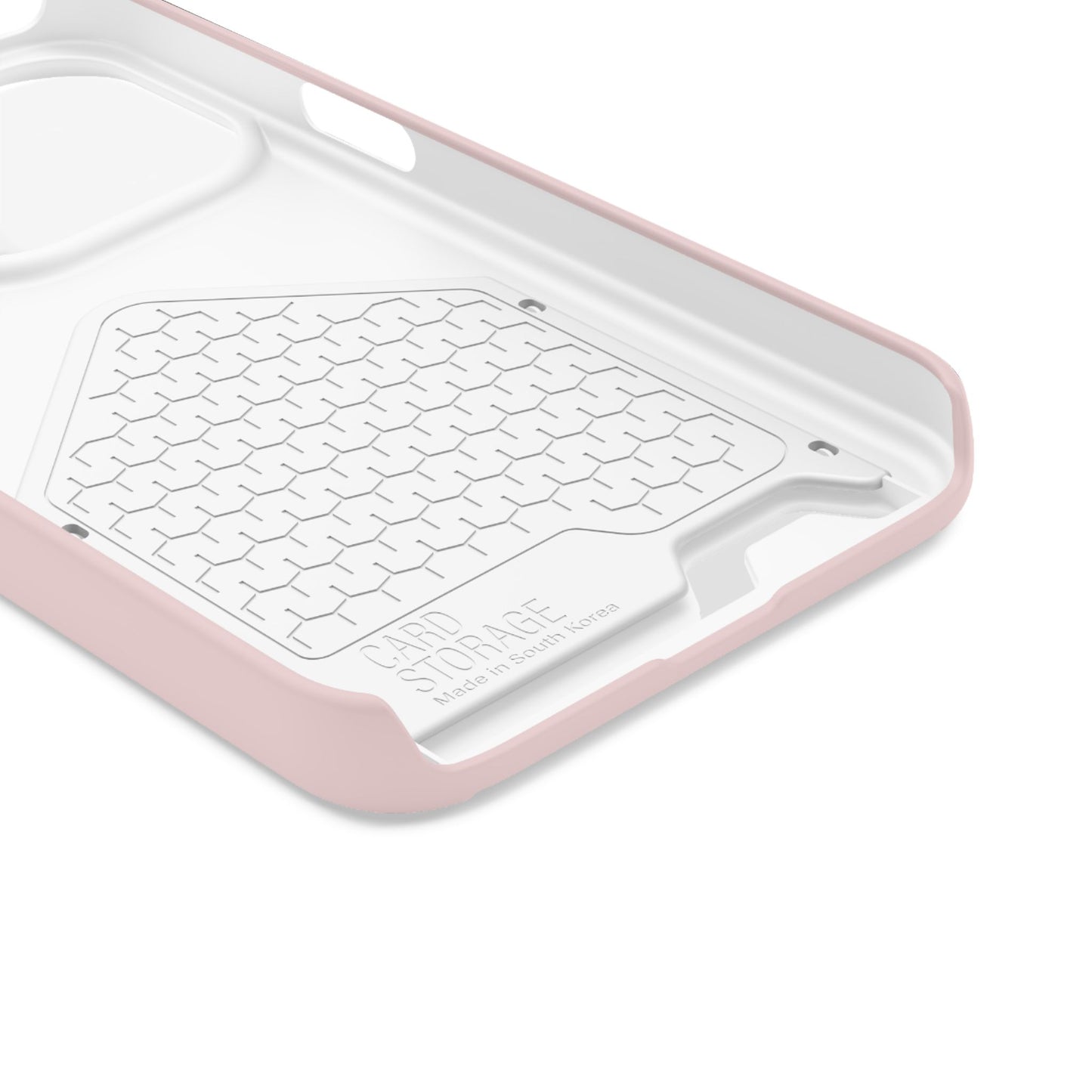 Pink Faith Phone Case with Card Holder — "Yahweh" Psalm IPHONE