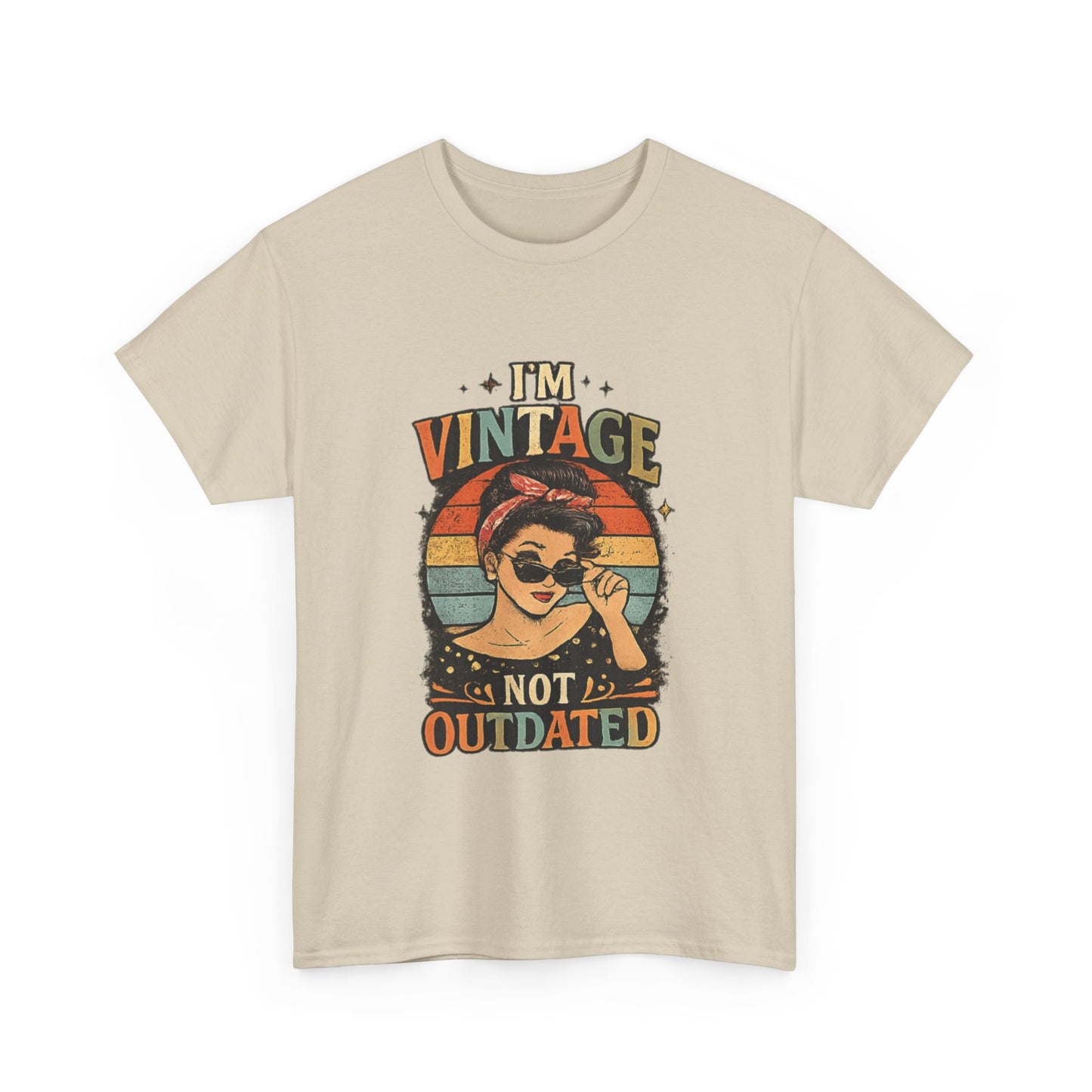 Unisex Heavy Cotton Tee I'm Vintage