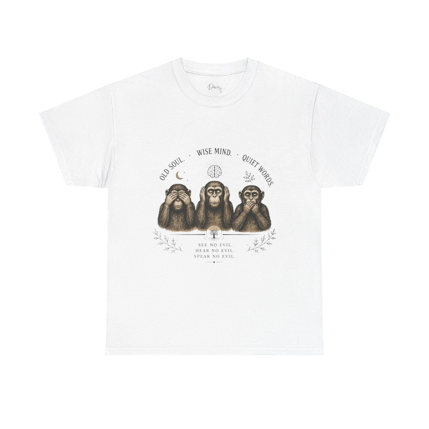 Unisex Heavy Cotton Tee 3 Wise Monkeys