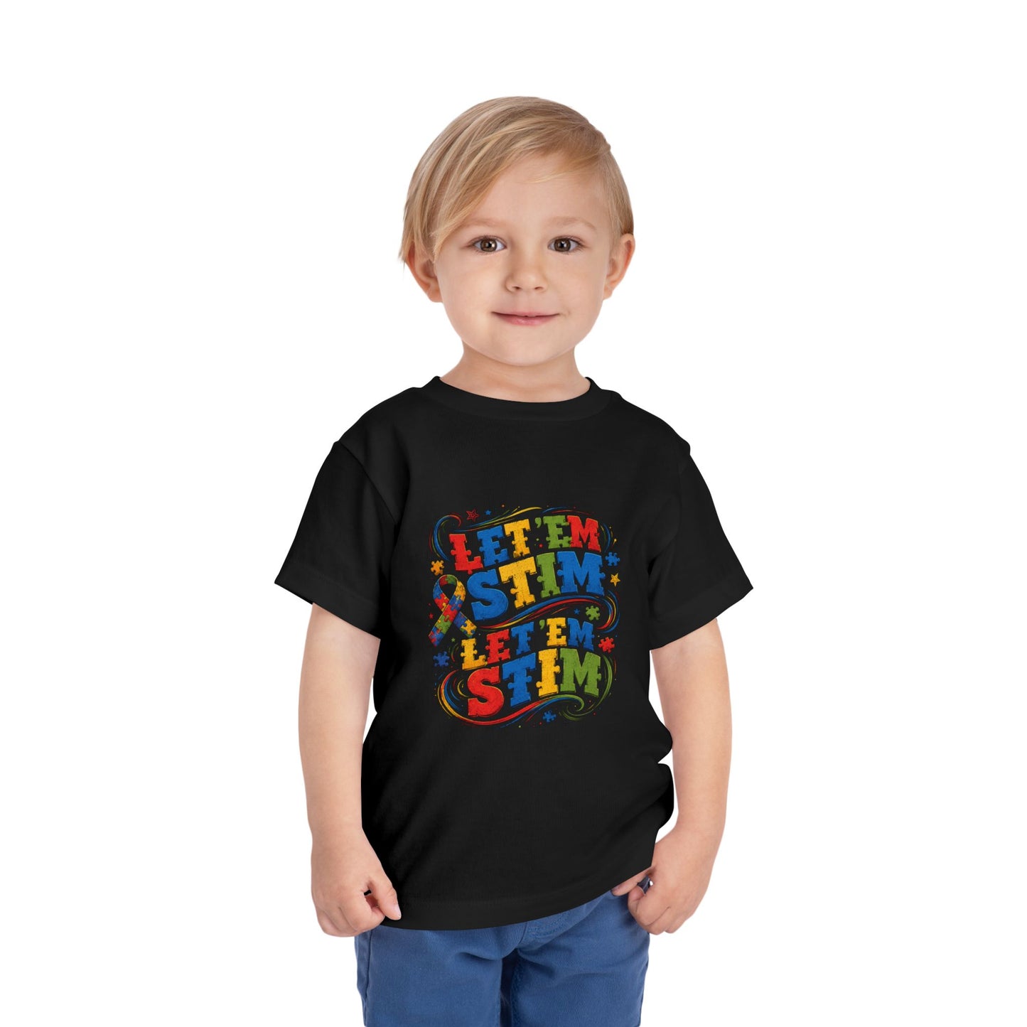 Toddler Short Sleeve Tee Let em Stim