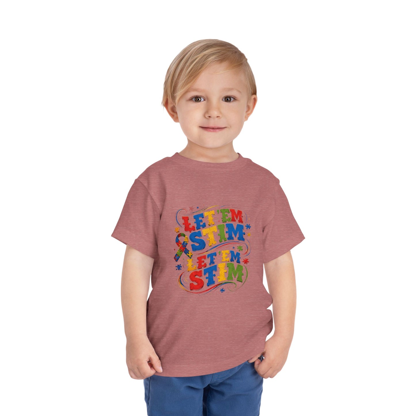 Toddler Short Sleeve Tee Let em Stim