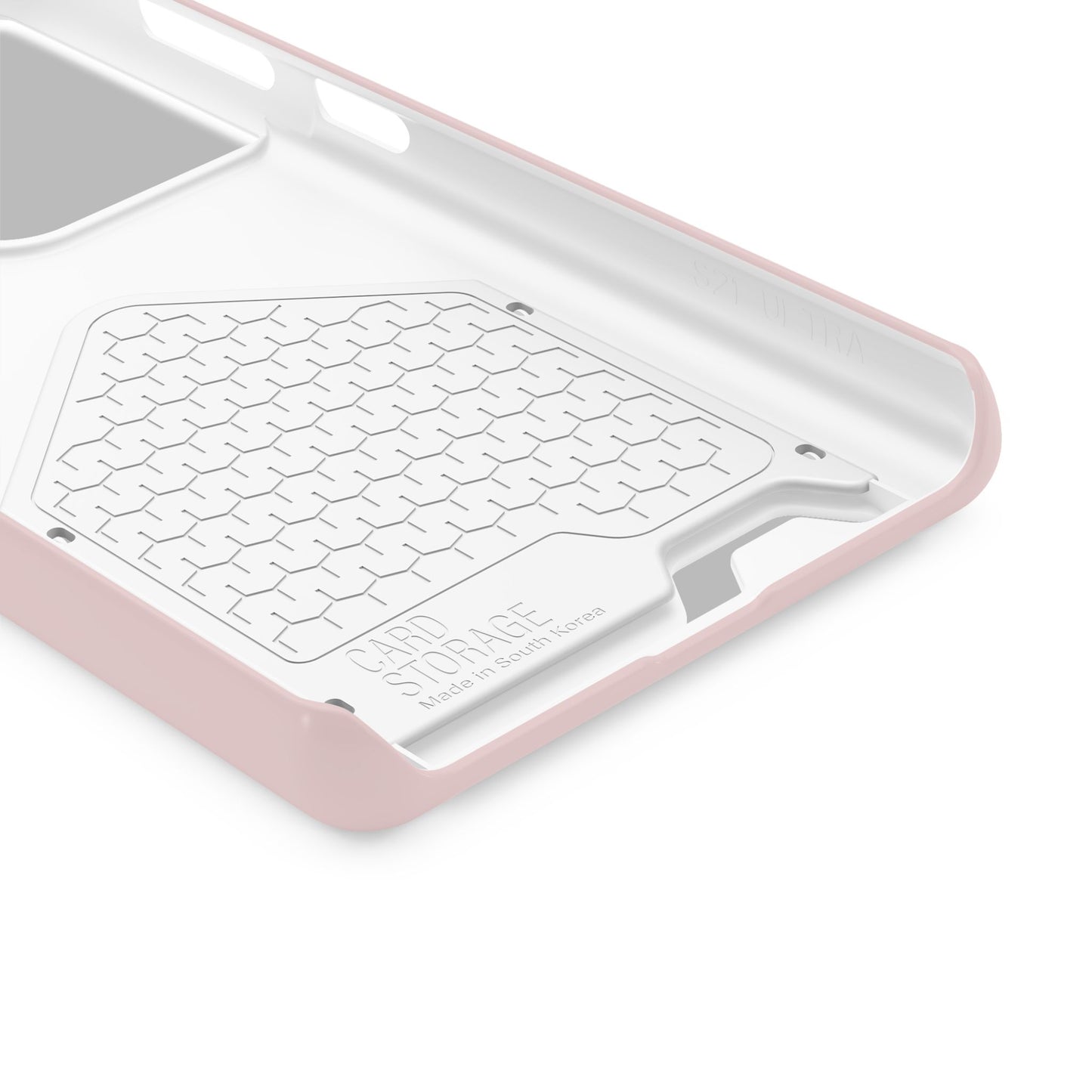 Pink Faith Phone Case with Card Holder — "Yahweh" Psalm SAMSUNG