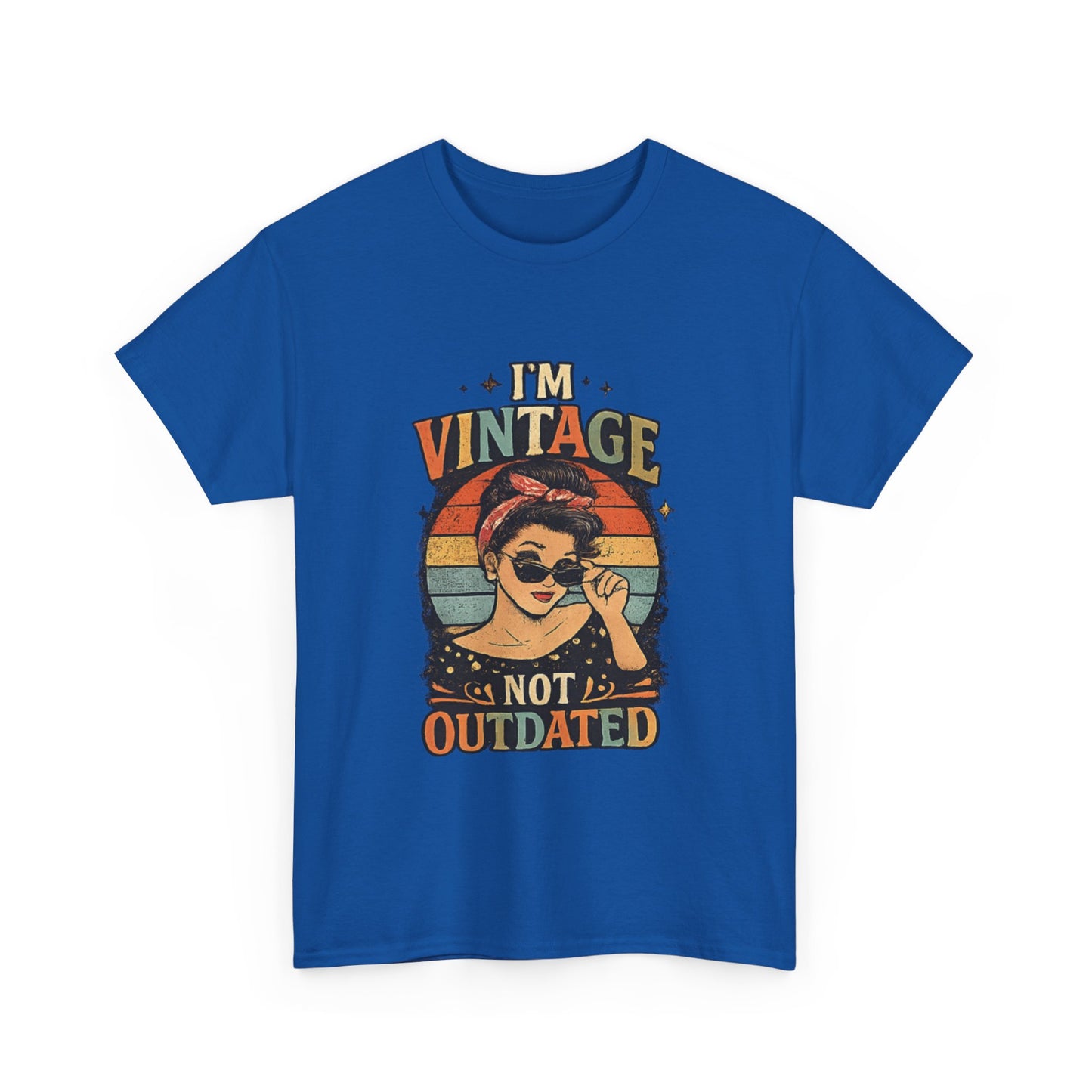 Unisex Heavy Cotton Tee I'm Vintage