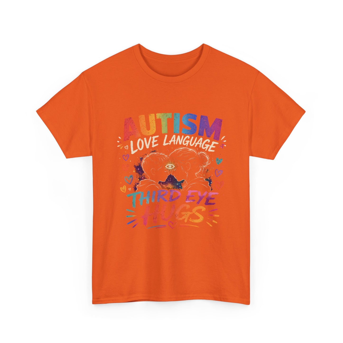 Unisex Heavy Cotton Tee Autism Third Eye Kisses