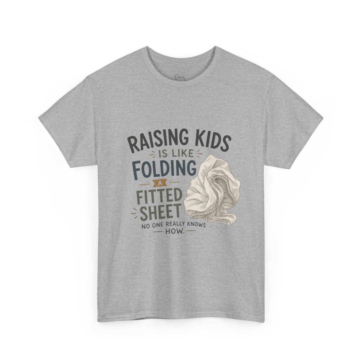 Unisex Heavy Cotton Tee Kids & Folded Sheets