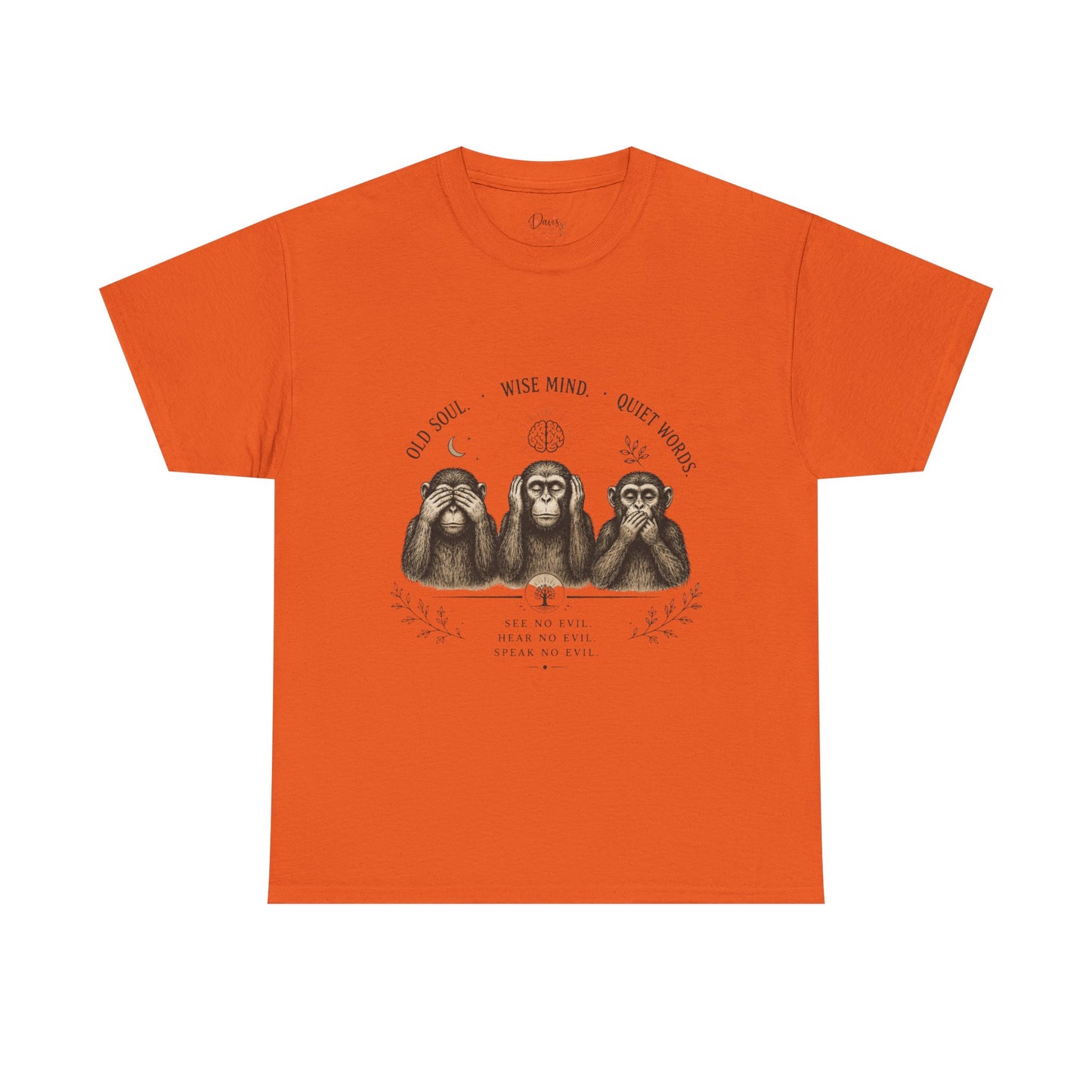 Unisex Heavy Cotton Tee 3 Wise Monkeys