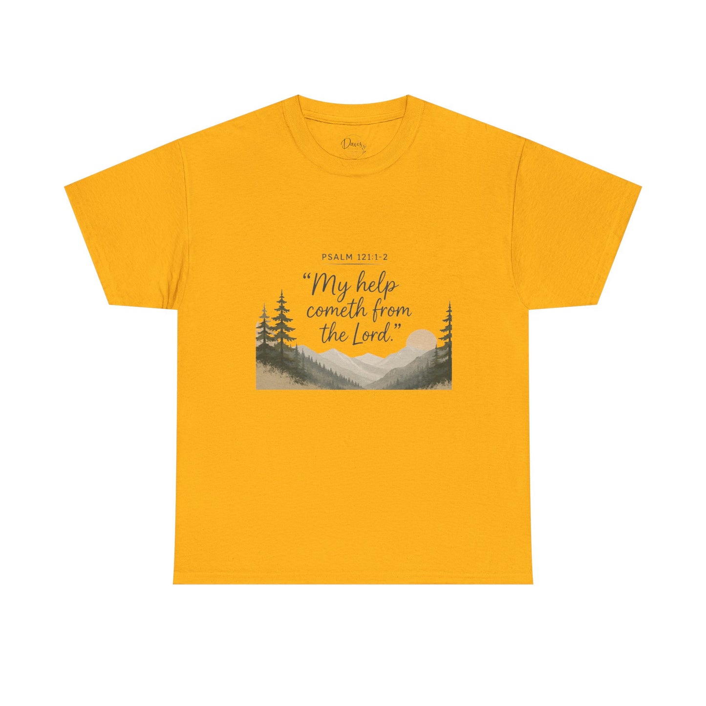 Unisex Heavy Cotton Tee Help From Lord
