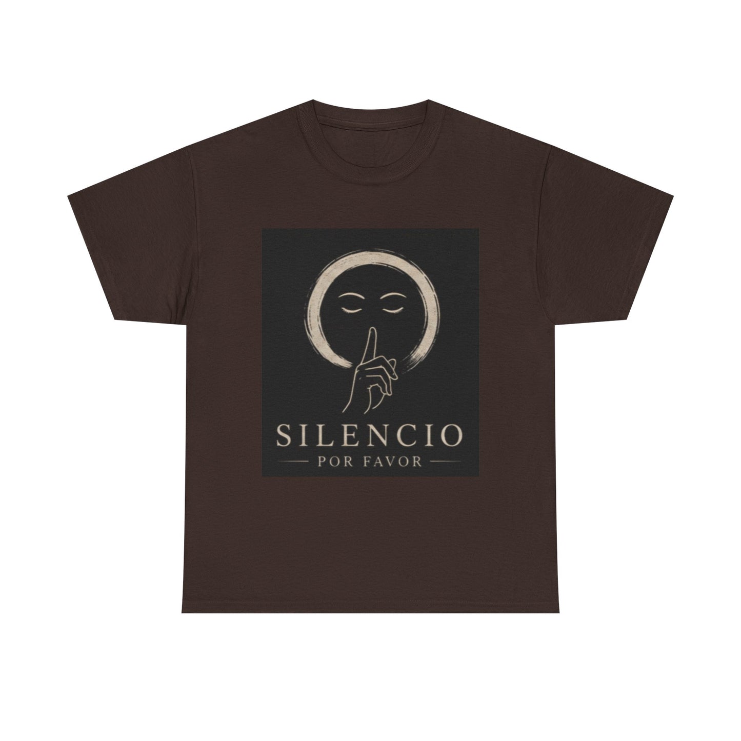 Unisex Heavy Cotton Tee Silencio Circ