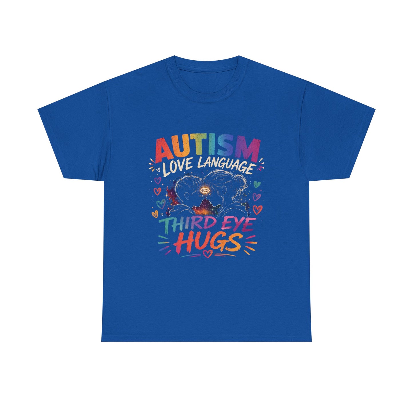 Unisex Heavy Cotton Tee Autism Third Eye Kisses