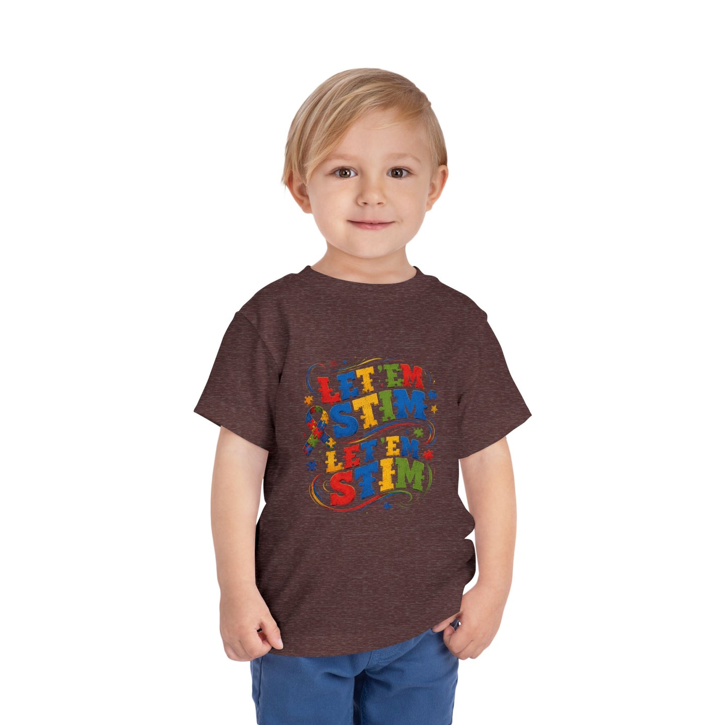 Toddler Short Sleeve Tee Let em Stim