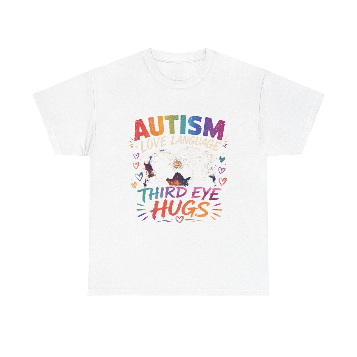 Unisex Heavy Cotton Tee Autism Third Eye Kisses