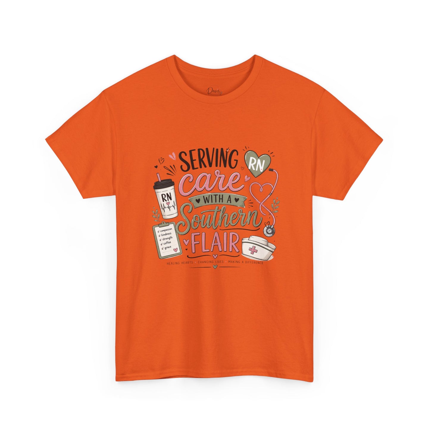 Unisex Heavy Cotton Tee RN Southern Flair