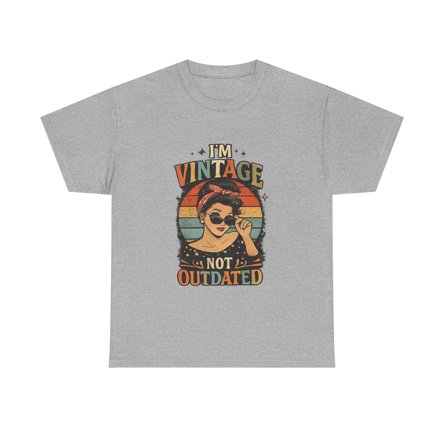 Unisex Heavy Cotton Tee I'm Vintage