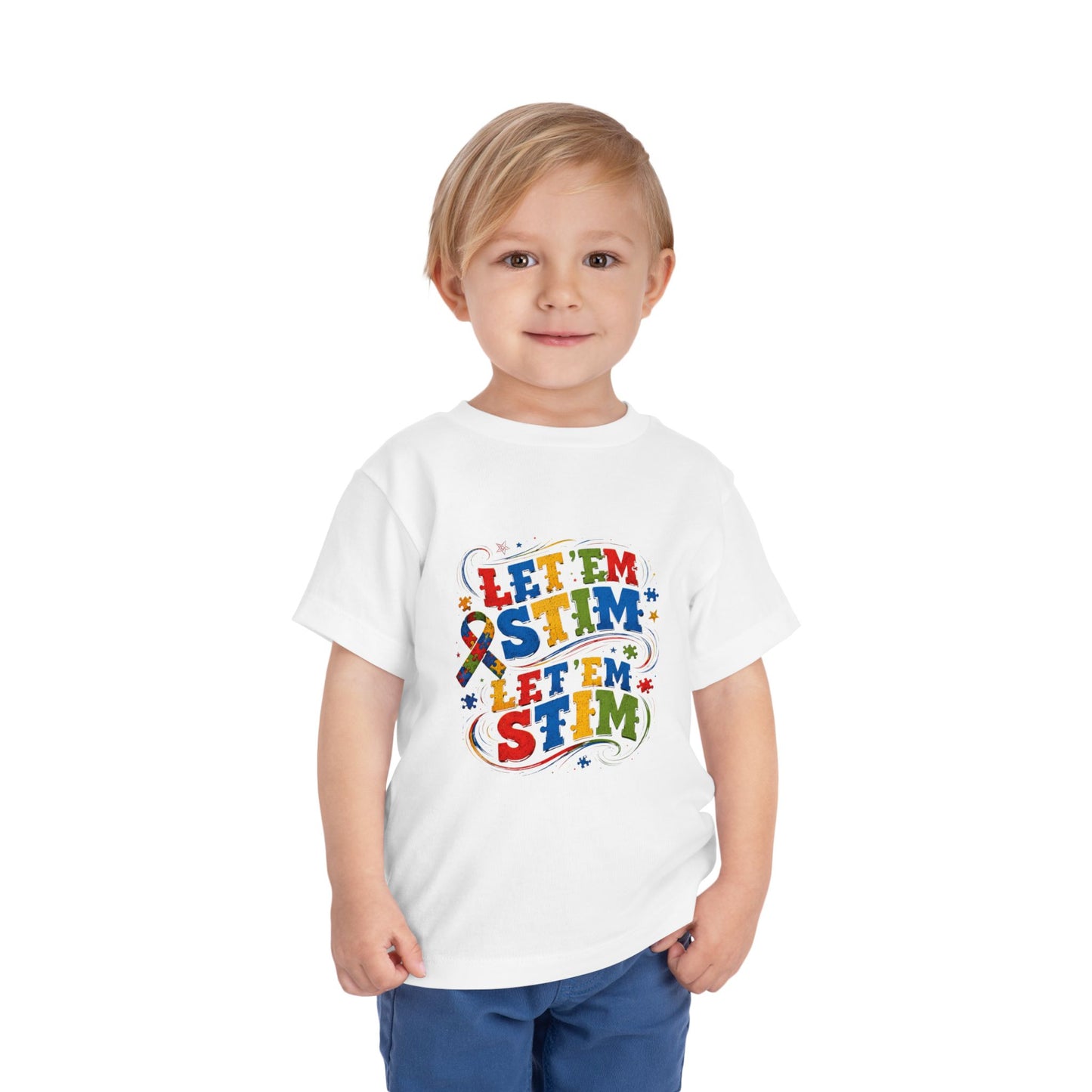 Toddler Short Sleeve Tee Let em Stim