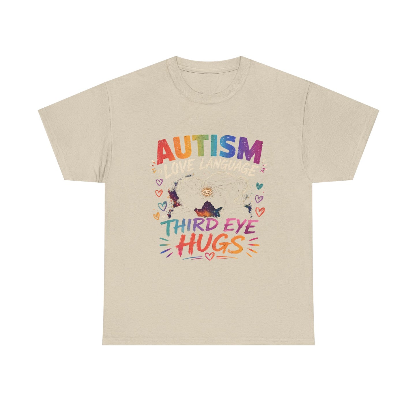 Unisex Heavy Cotton Tee Autism Third Eye Kisses