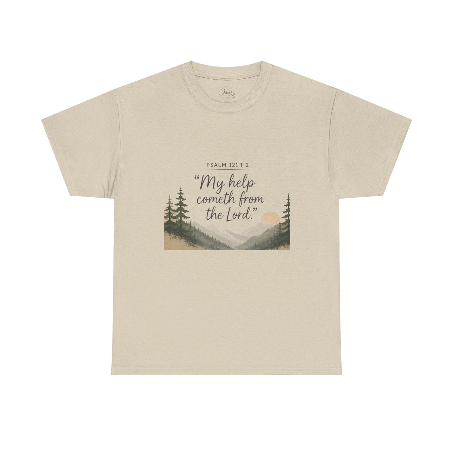 Unisex Heavy Cotton Tee Help From Lord