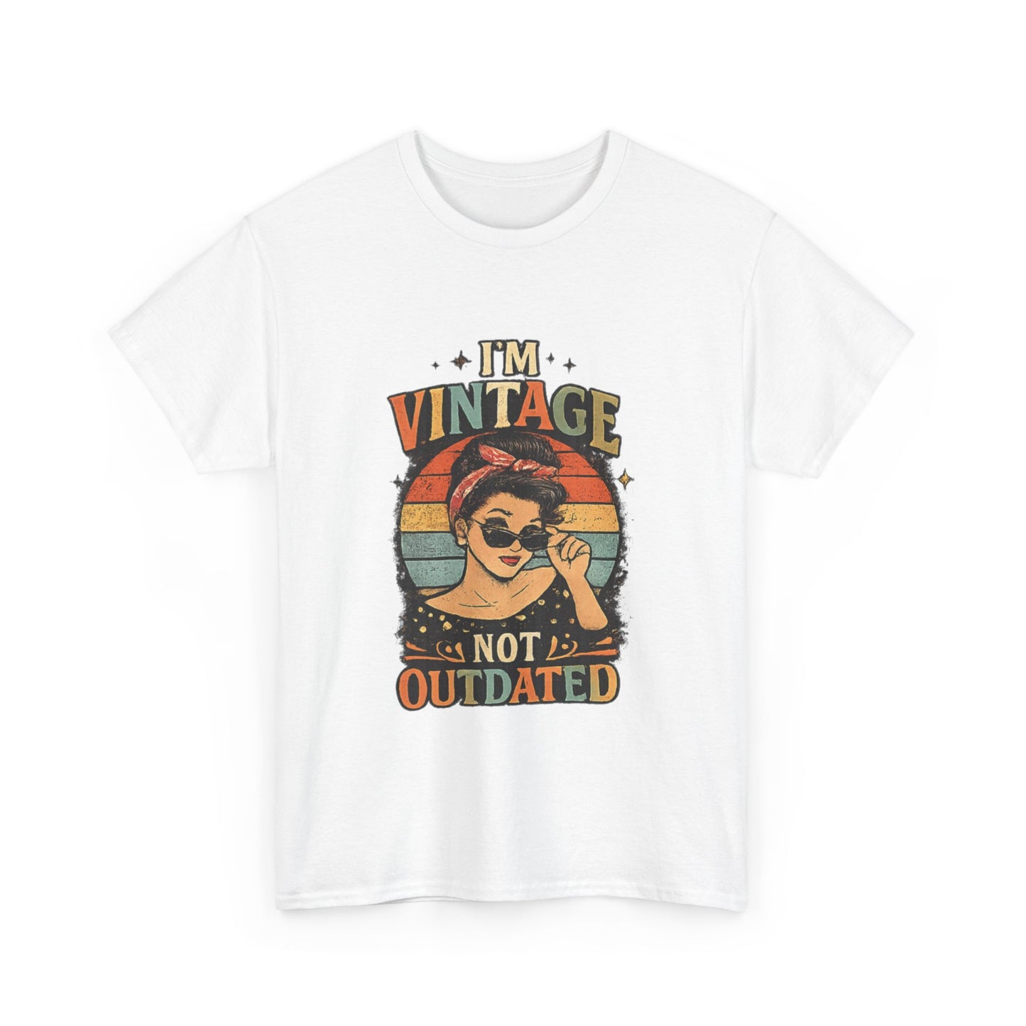 Unisex Heavy Cotton Tee I'm Vintage