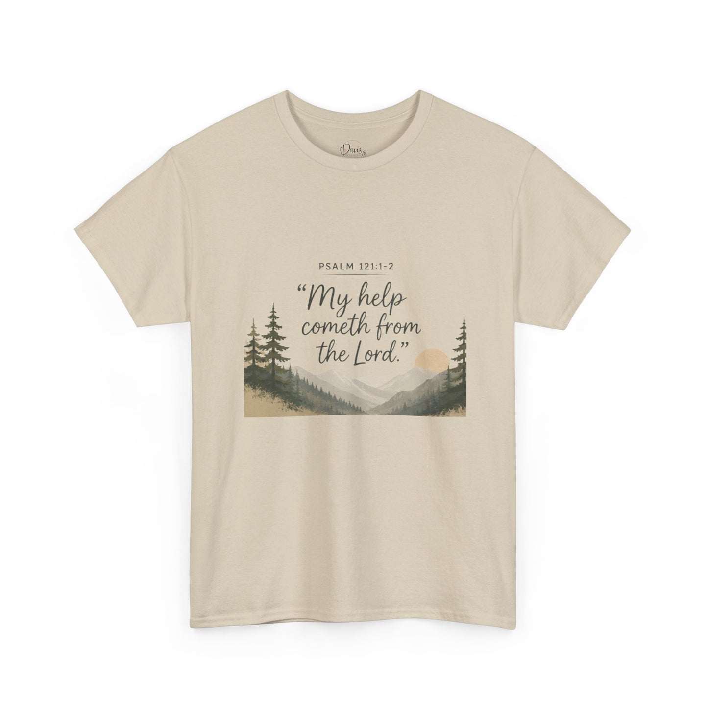 Unisex Heavy Cotton Tee Help From Lord