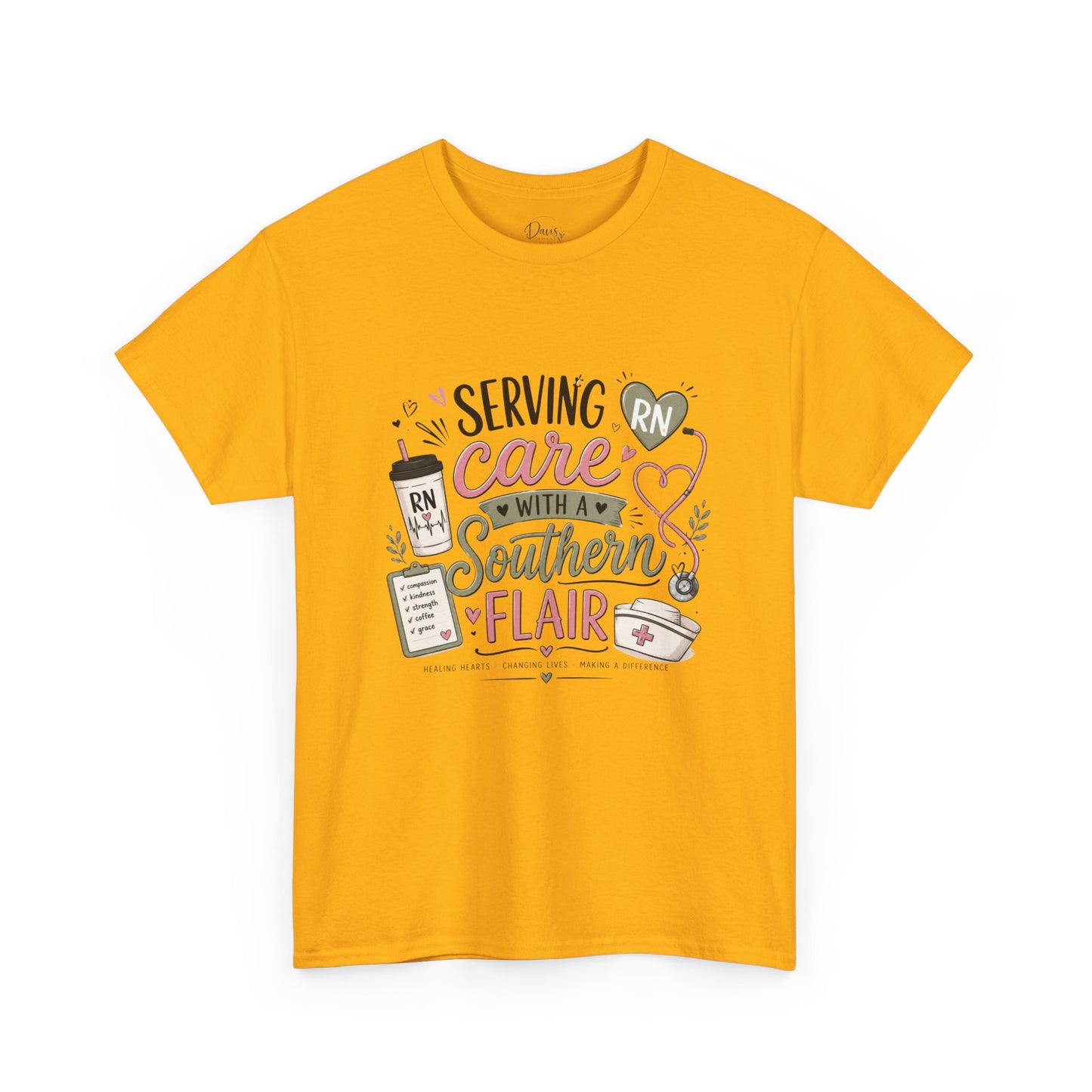 Unisex Heavy Cotton Tee RN Southern Flair