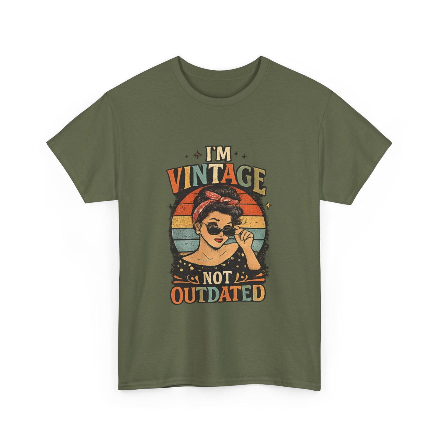 Unisex Heavy Cotton Tee I'm Vintage