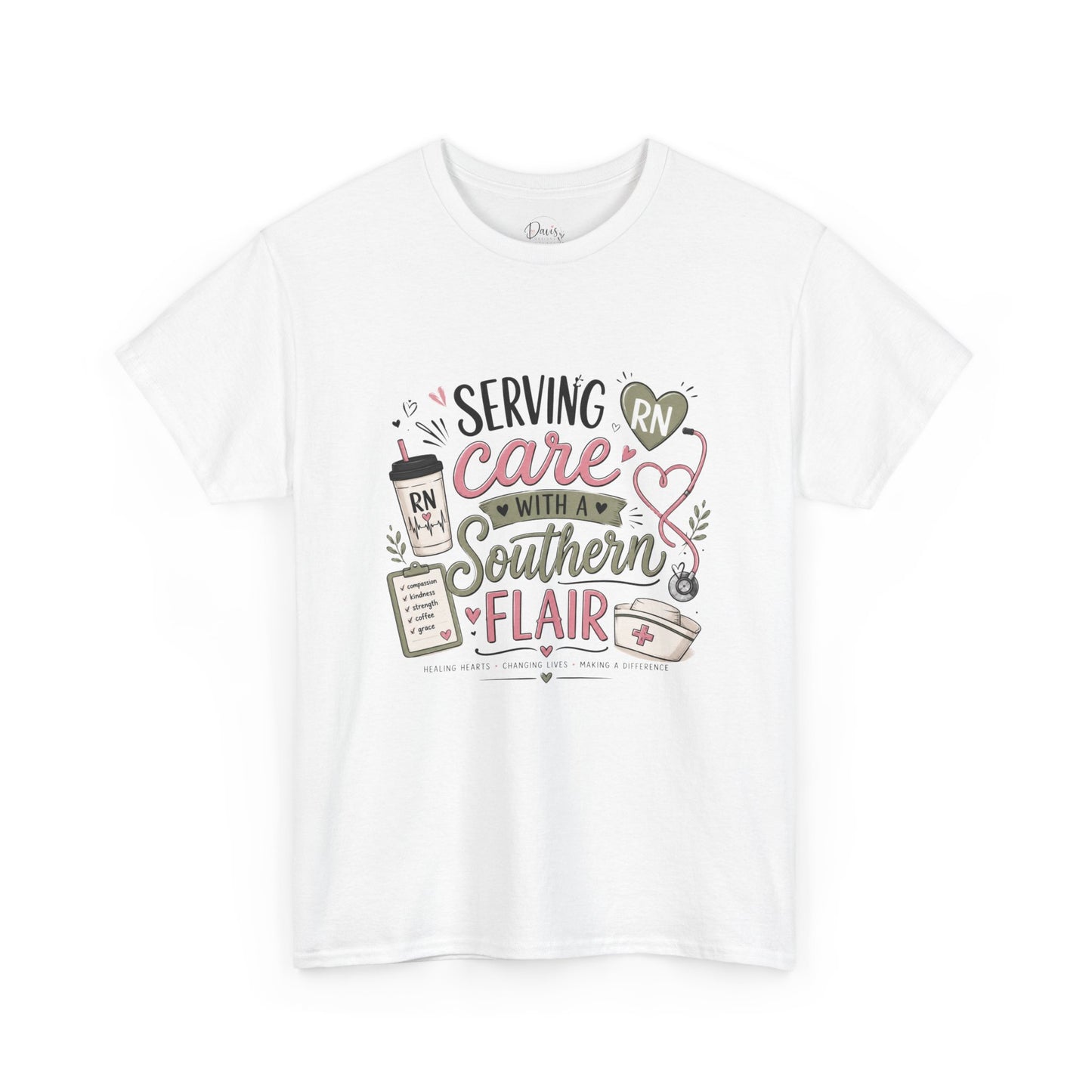 Unisex Heavy Cotton Tee RN Southern Flair