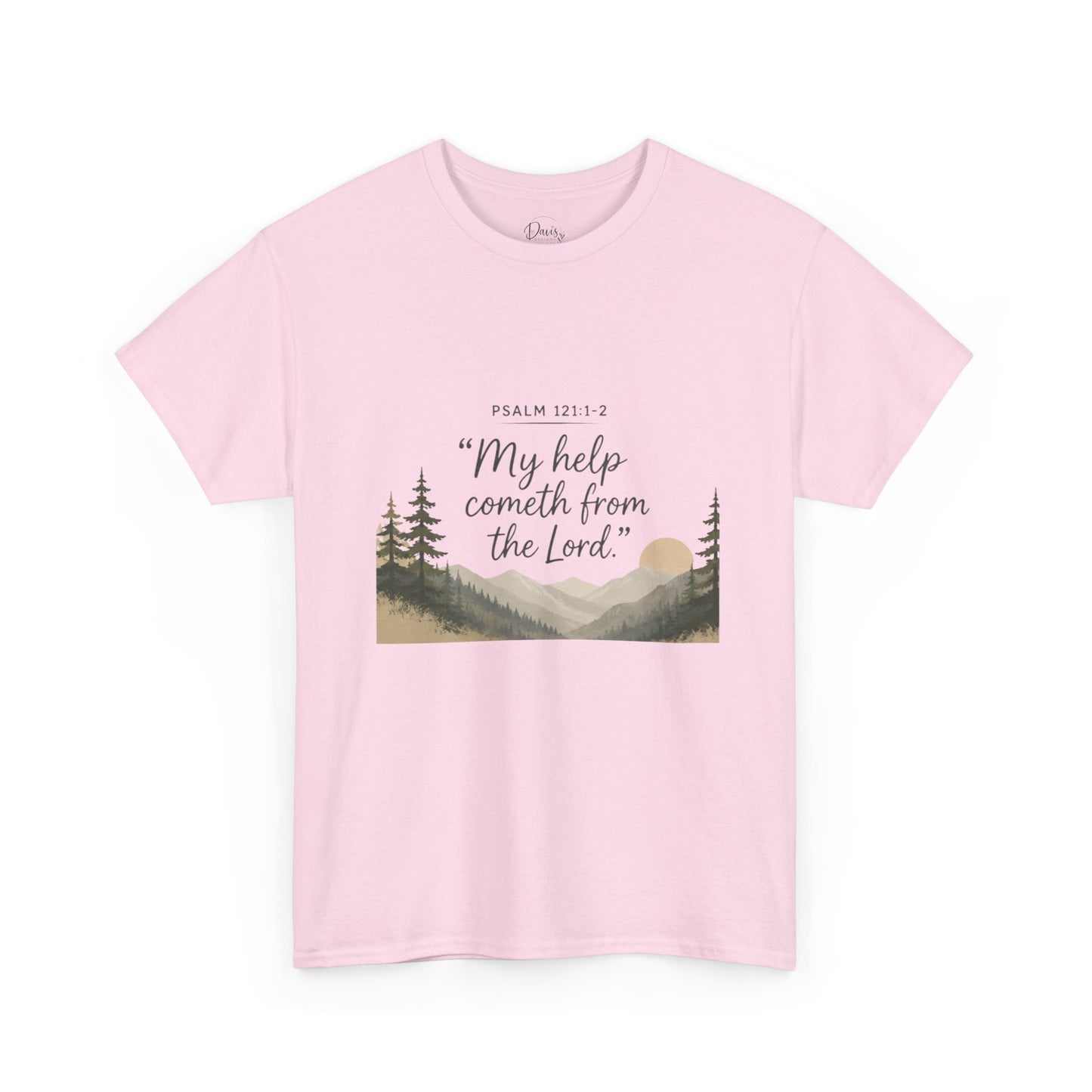 Unisex Heavy Cotton Tee Help From Lord