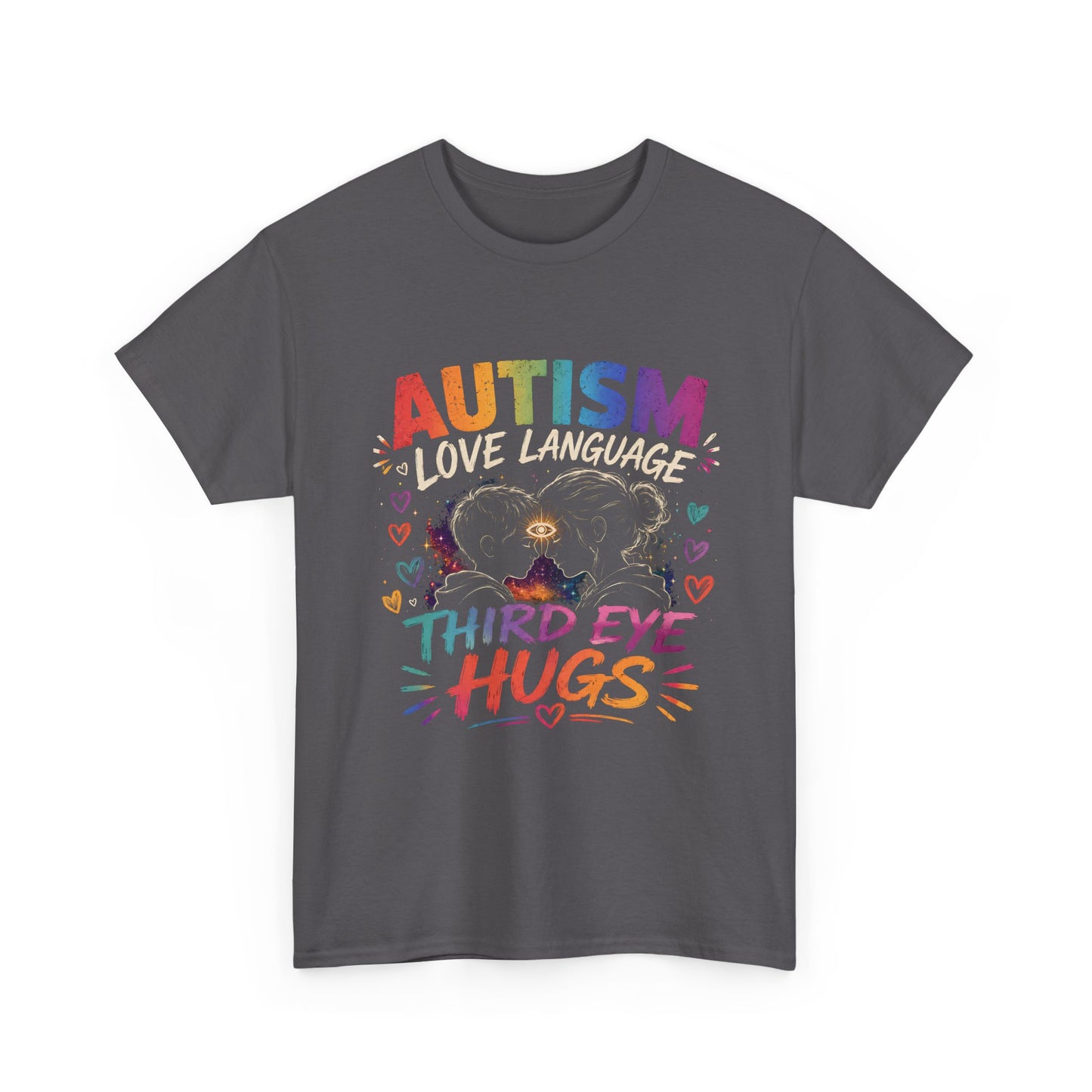 Unisex Heavy Cotton Tee Autism Third Eye Kisses