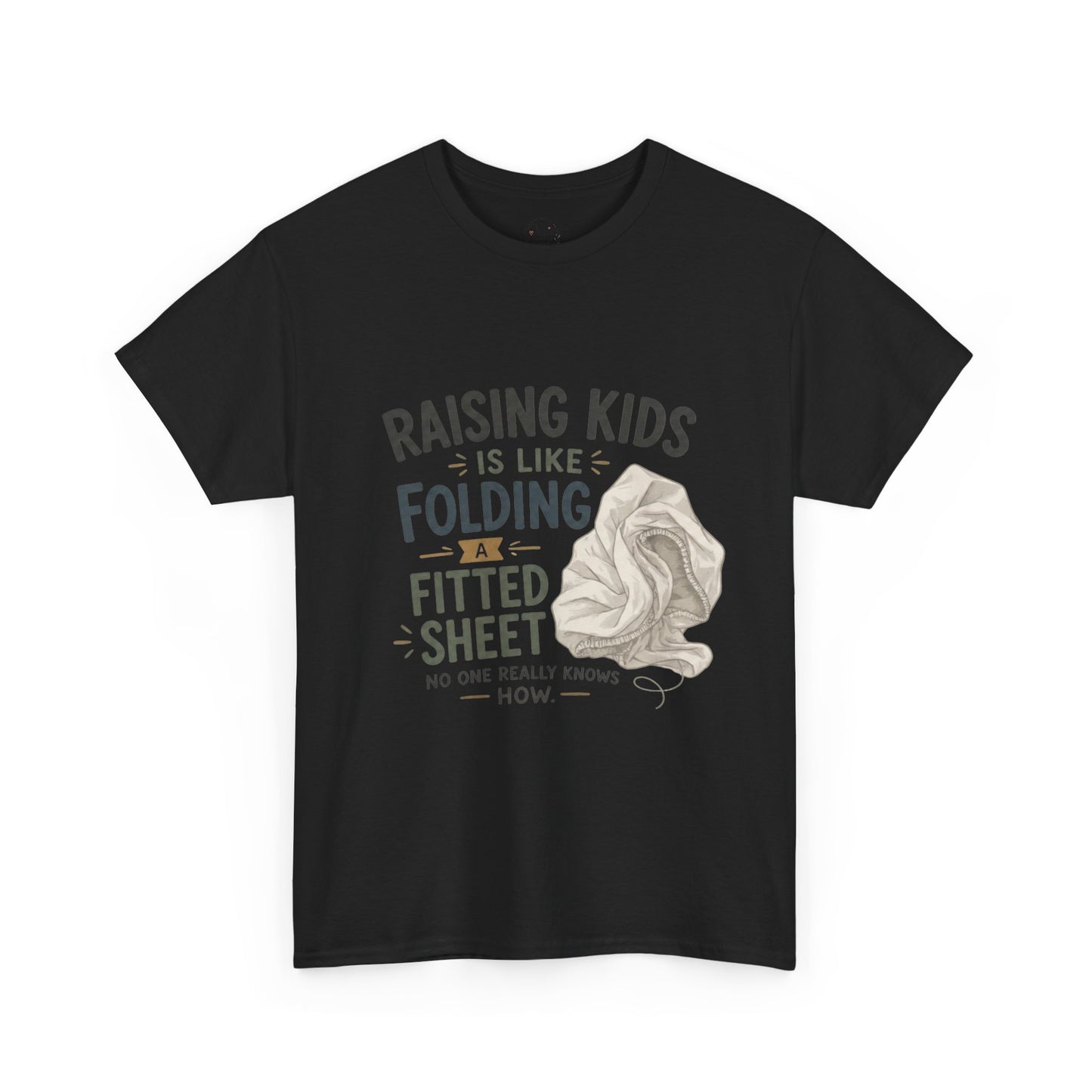 Unisex Heavy Cotton Tee Kids & Folded Sheets
