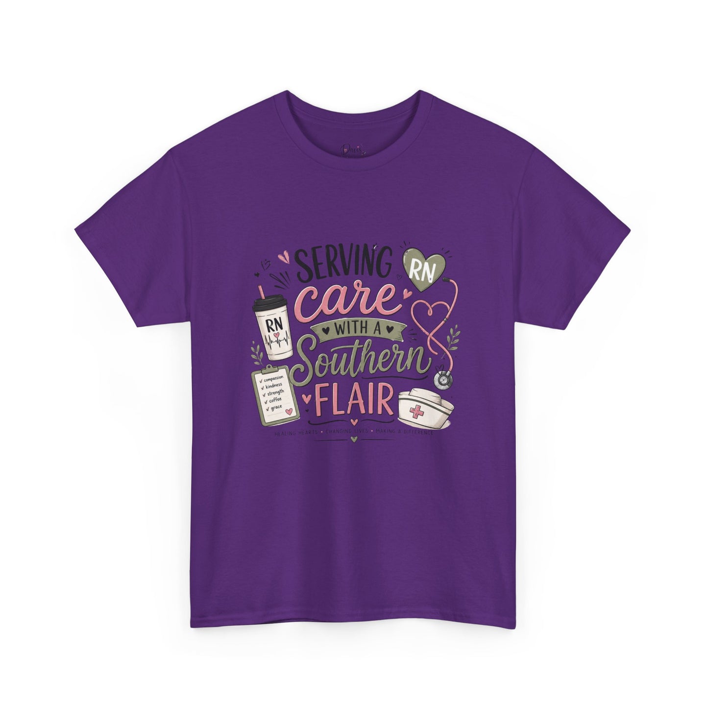 Unisex Heavy Cotton Tee RN Southern Flair