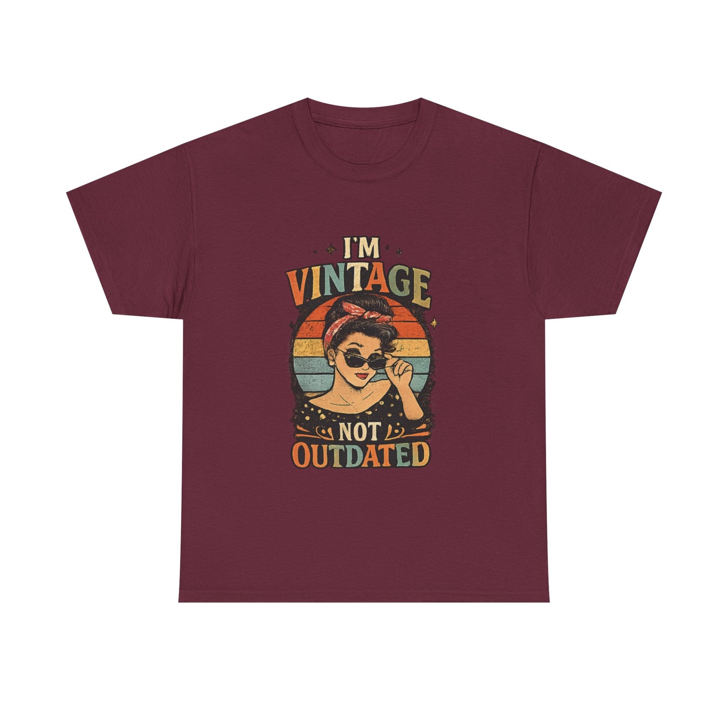 Unisex Heavy Cotton Tee I'm Vintage