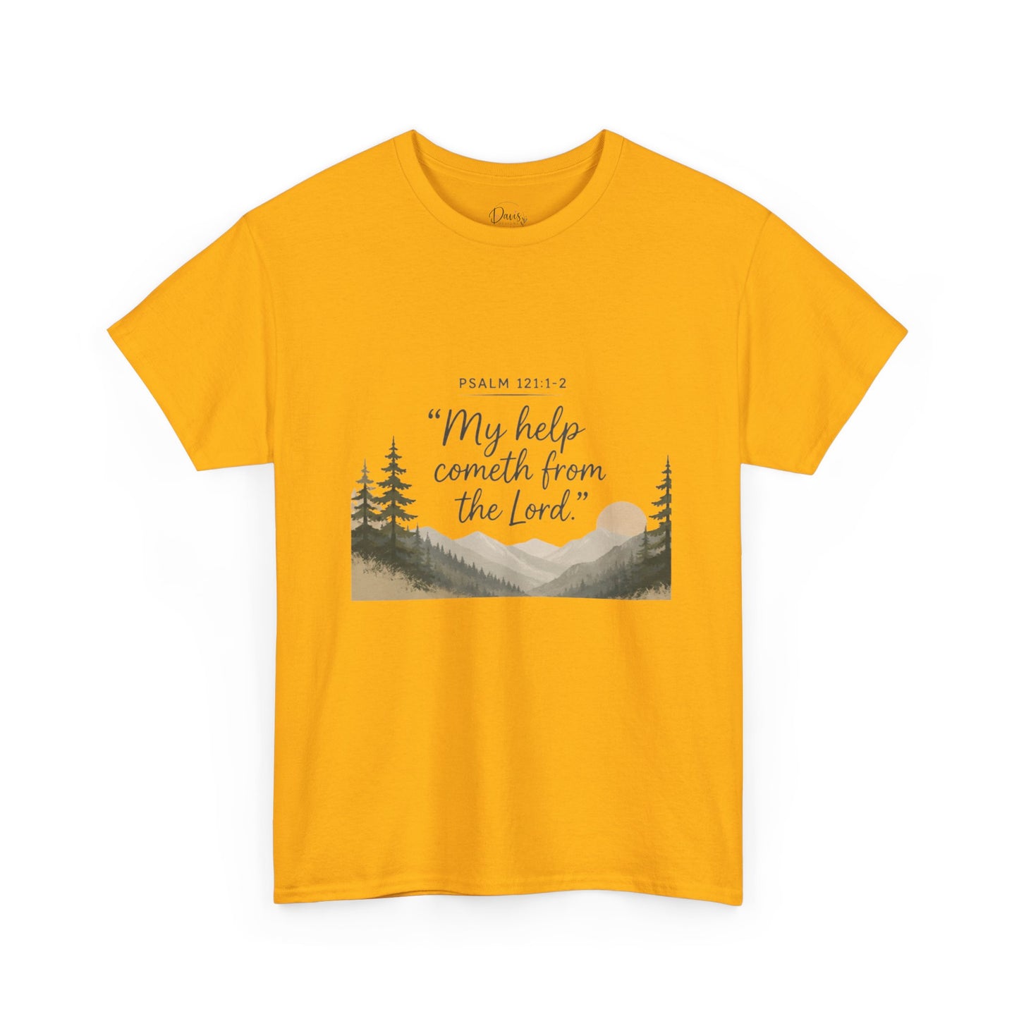 Unisex Heavy Cotton Tee Help From Lord