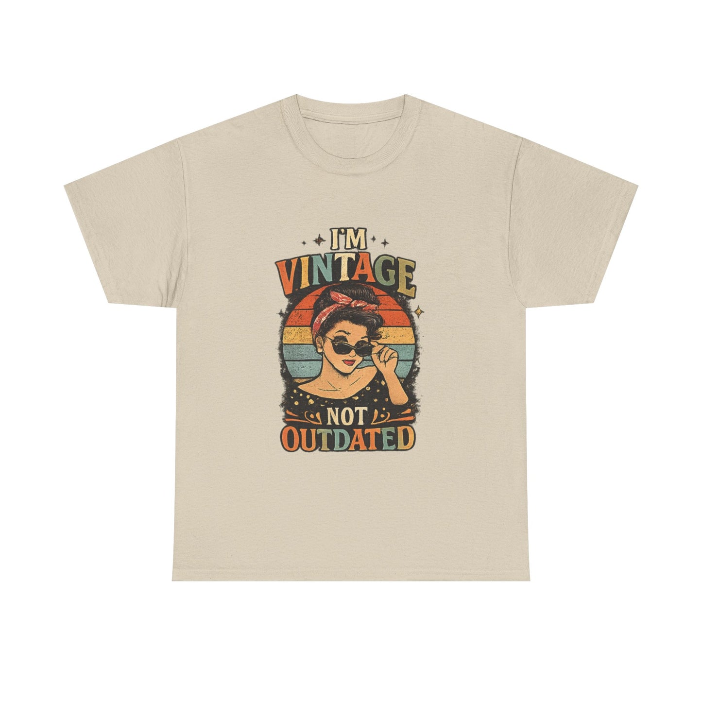 Unisex Heavy Cotton Tee I'm Vintage