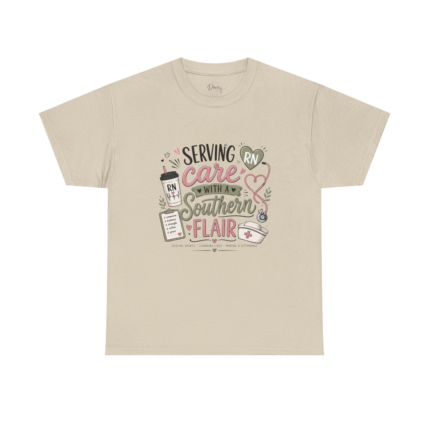 Unisex Heavy Cotton Tee RN Southern Flair