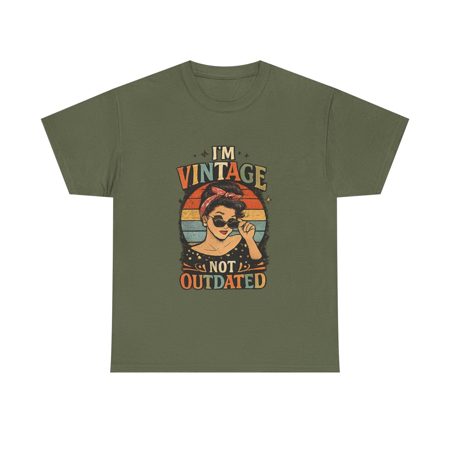 Unisex Heavy Cotton Tee I'm Vintage