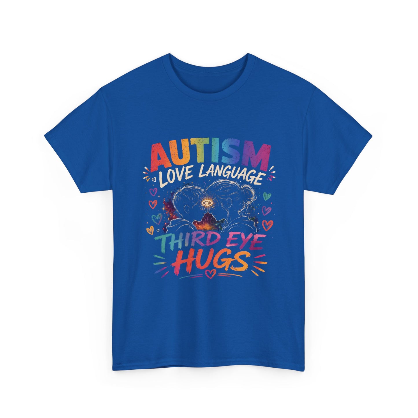 Unisex Heavy Cotton Tee Autism Third Eye Kisses