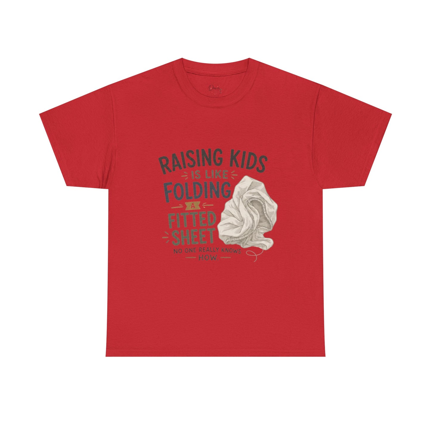 Unisex Heavy Cotton Tee Kids & Folded Sheets