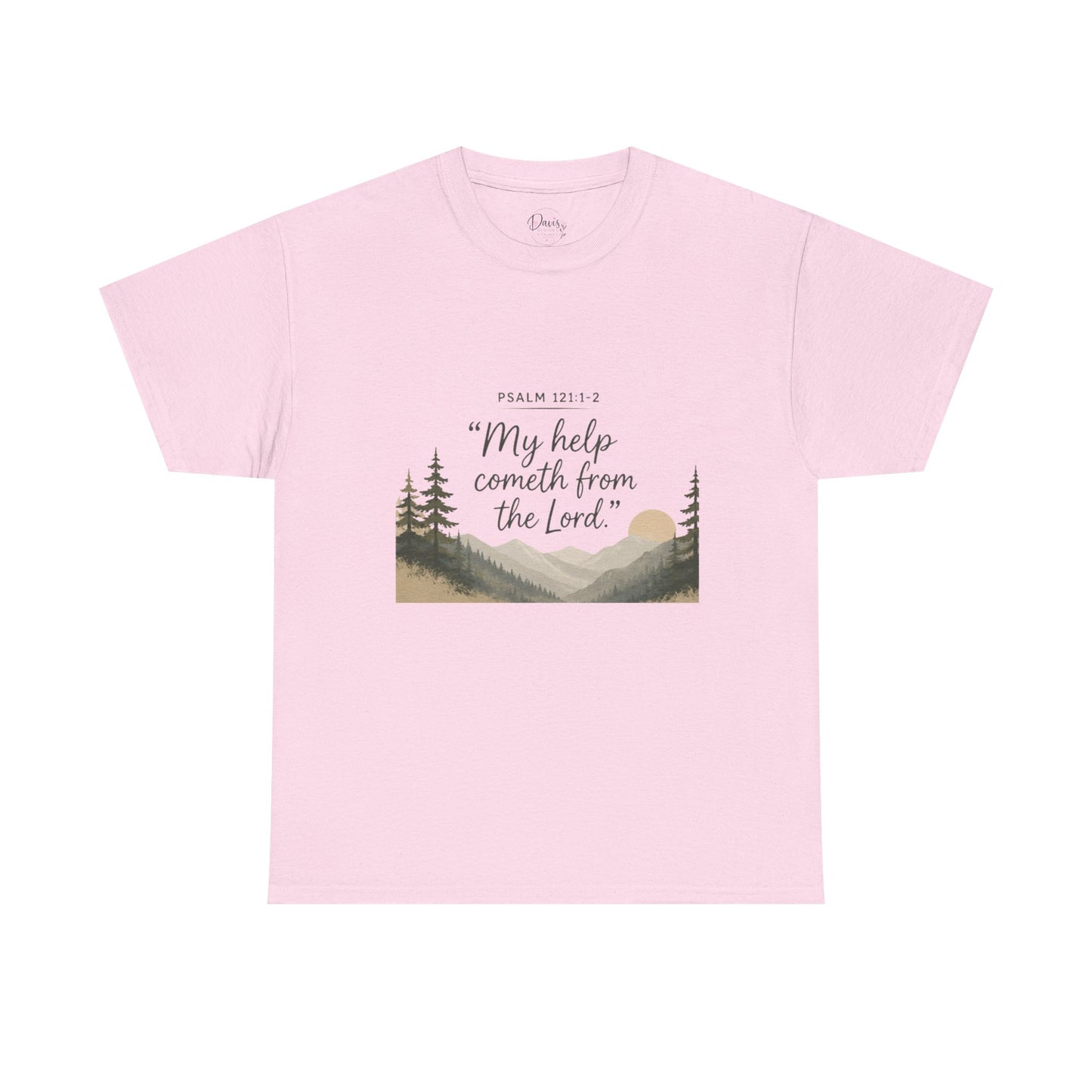 Unisex Heavy Cotton Tee Help From Lord