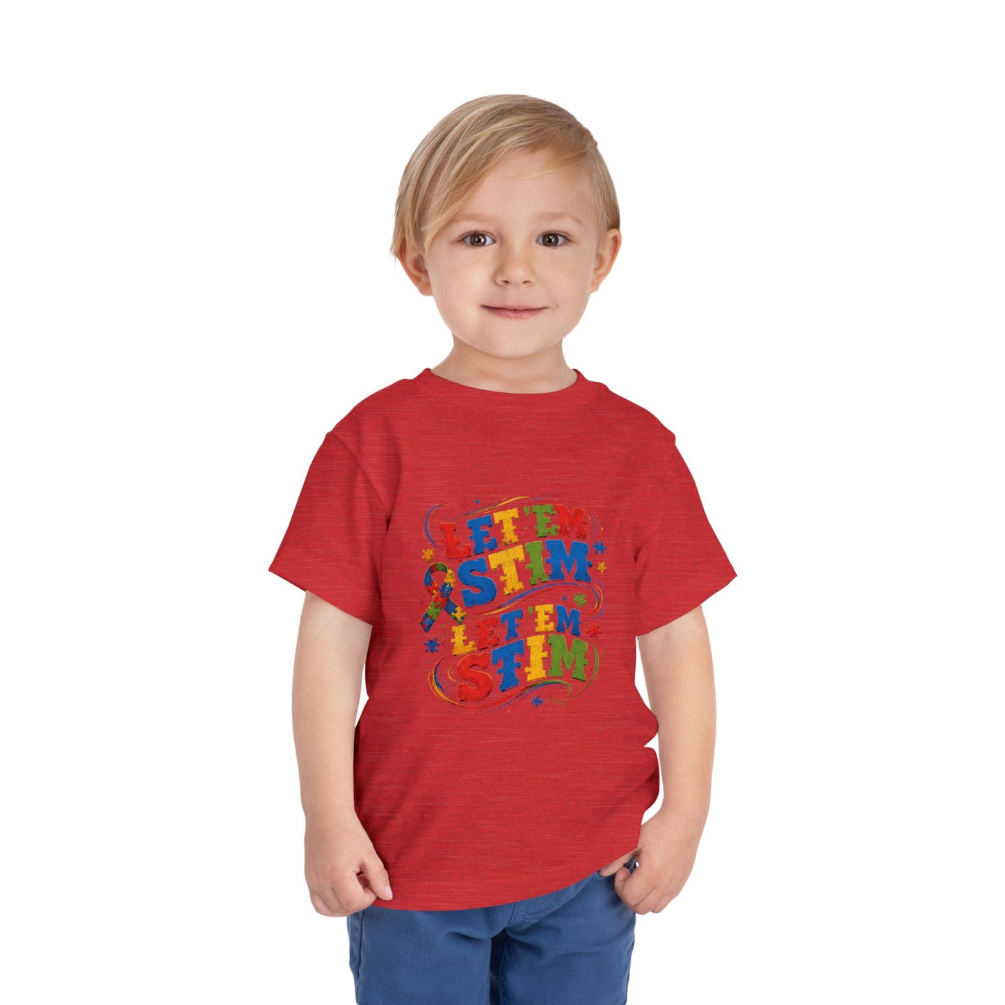 Toddler Short Sleeve Tee Let em Stim