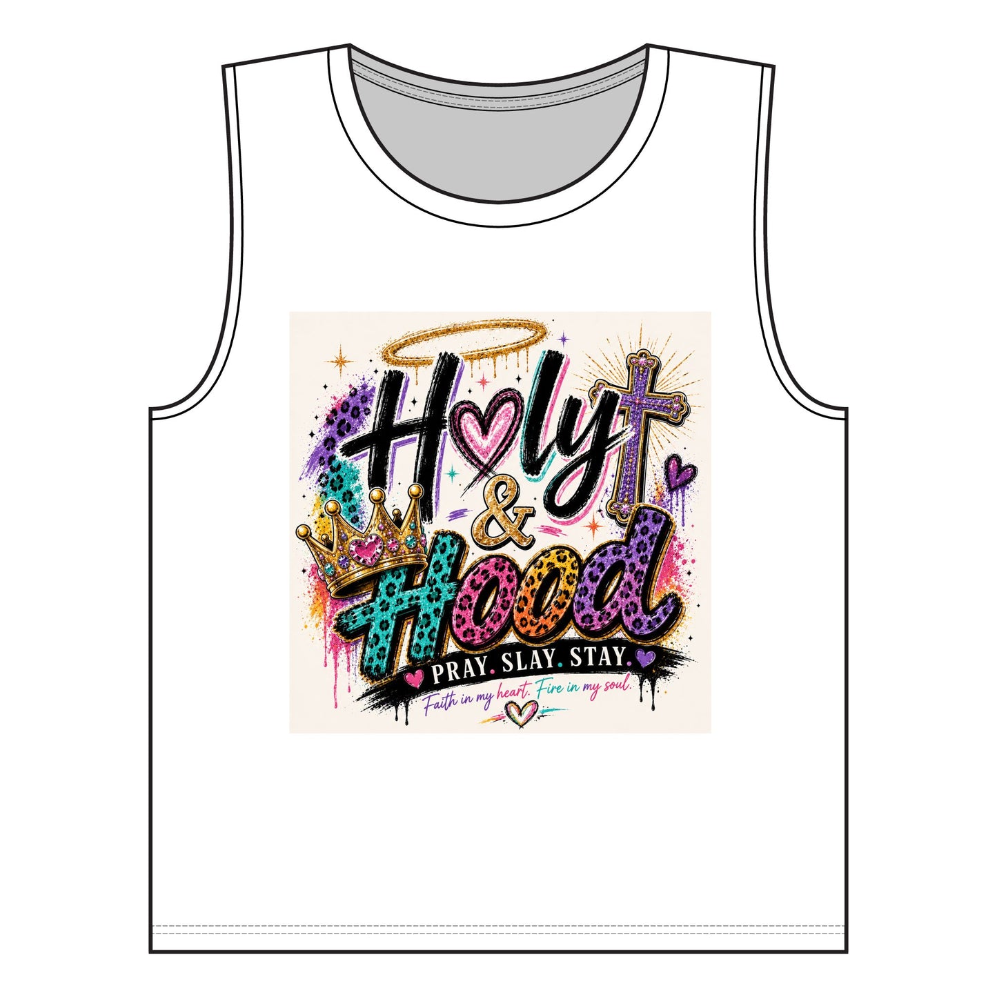 Women's Jersey Muscle Tank Holy&HoodSlay