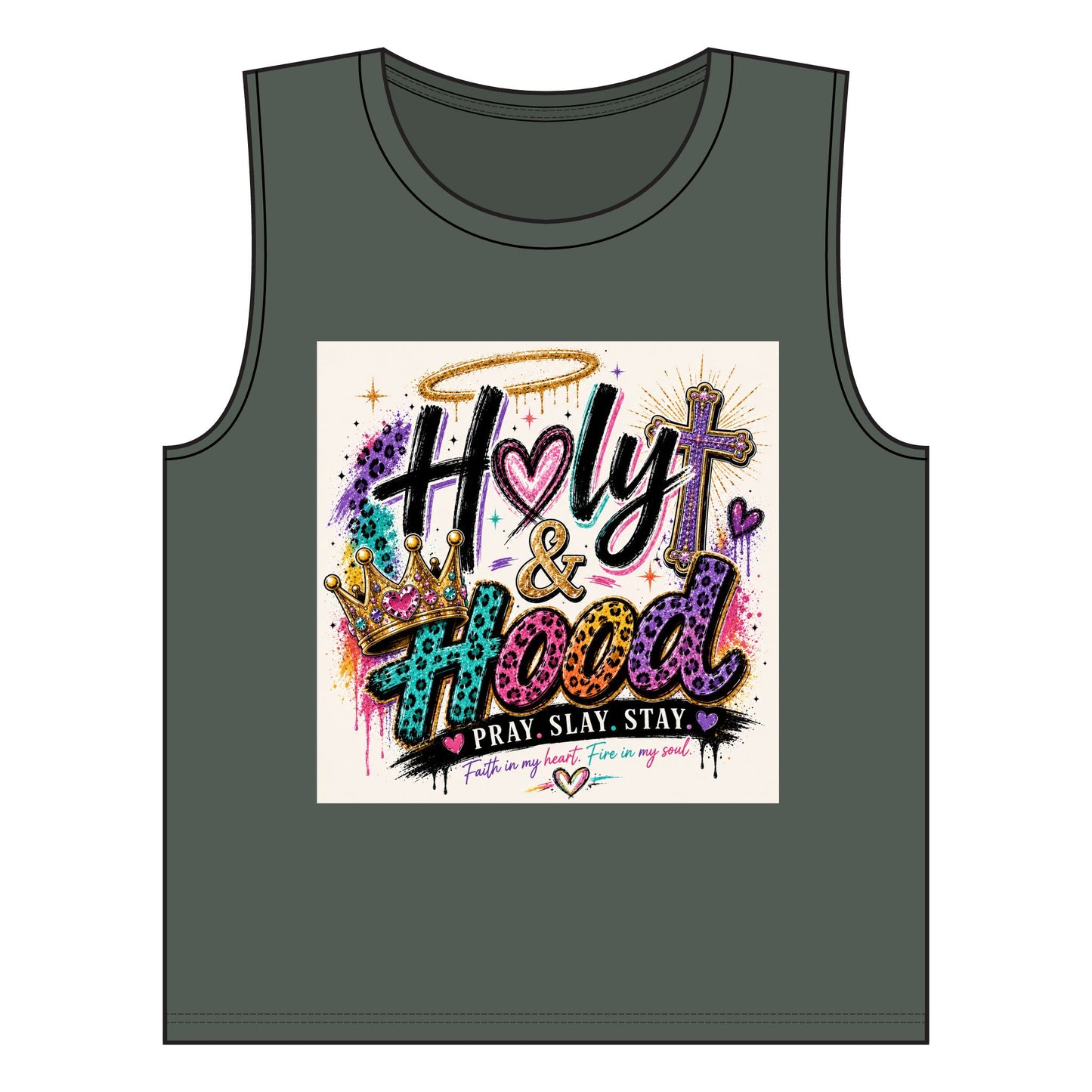 Women's Jersey Muscle Tank Holy&HoodSlay