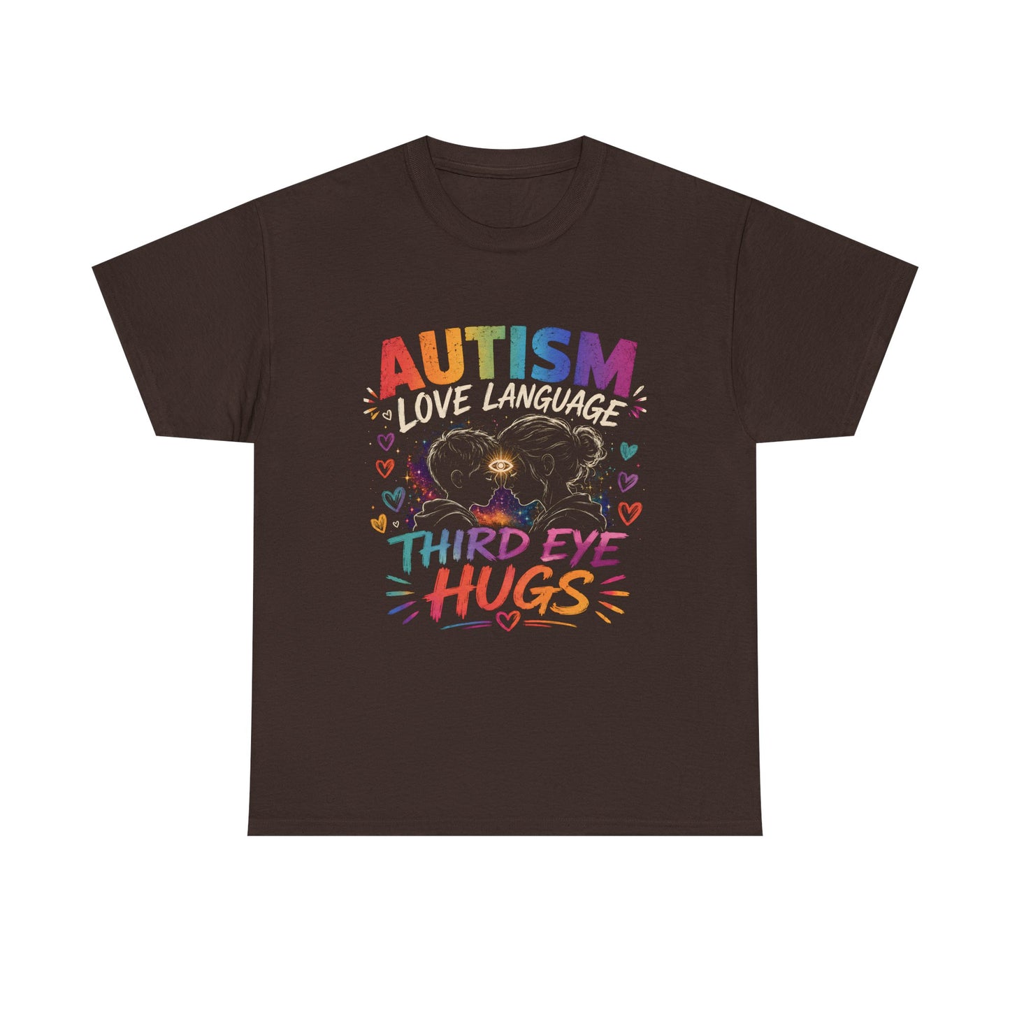 Unisex Heavy Cotton Tee Autism Third Eye Kisses