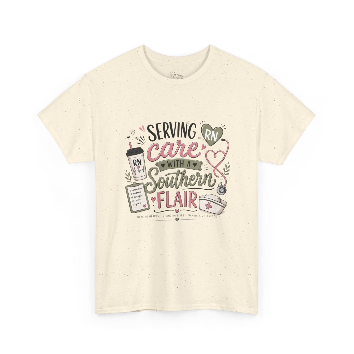 Unisex Heavy Cotton Tee RN Southern Flair