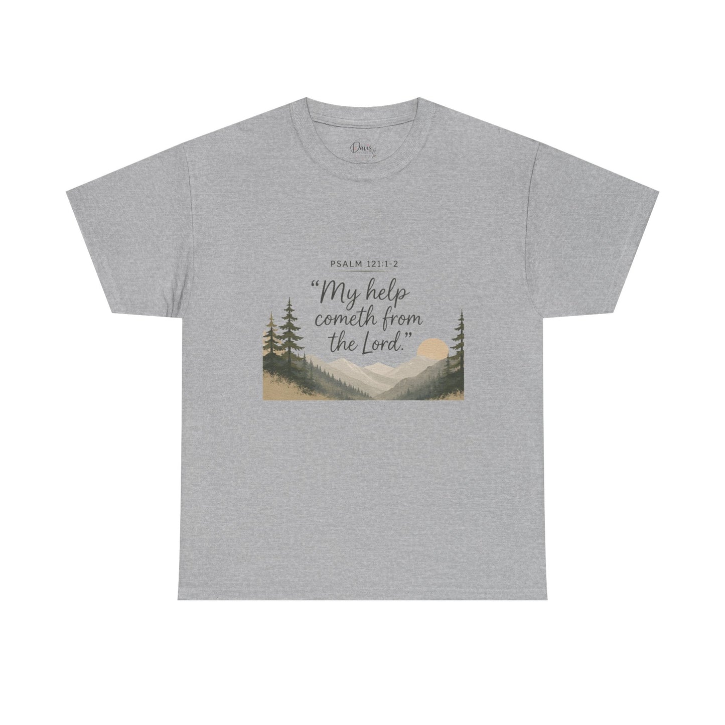 Unisex Heavy Cotton Tee Help From Lord