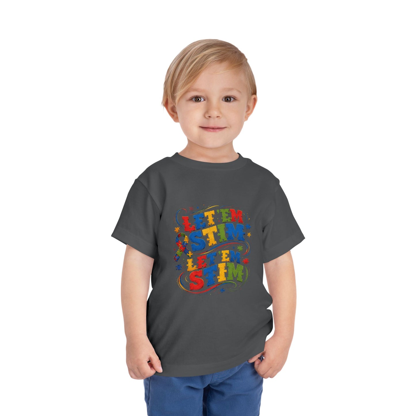Toddler Short Sleeve Tee Let em Stim