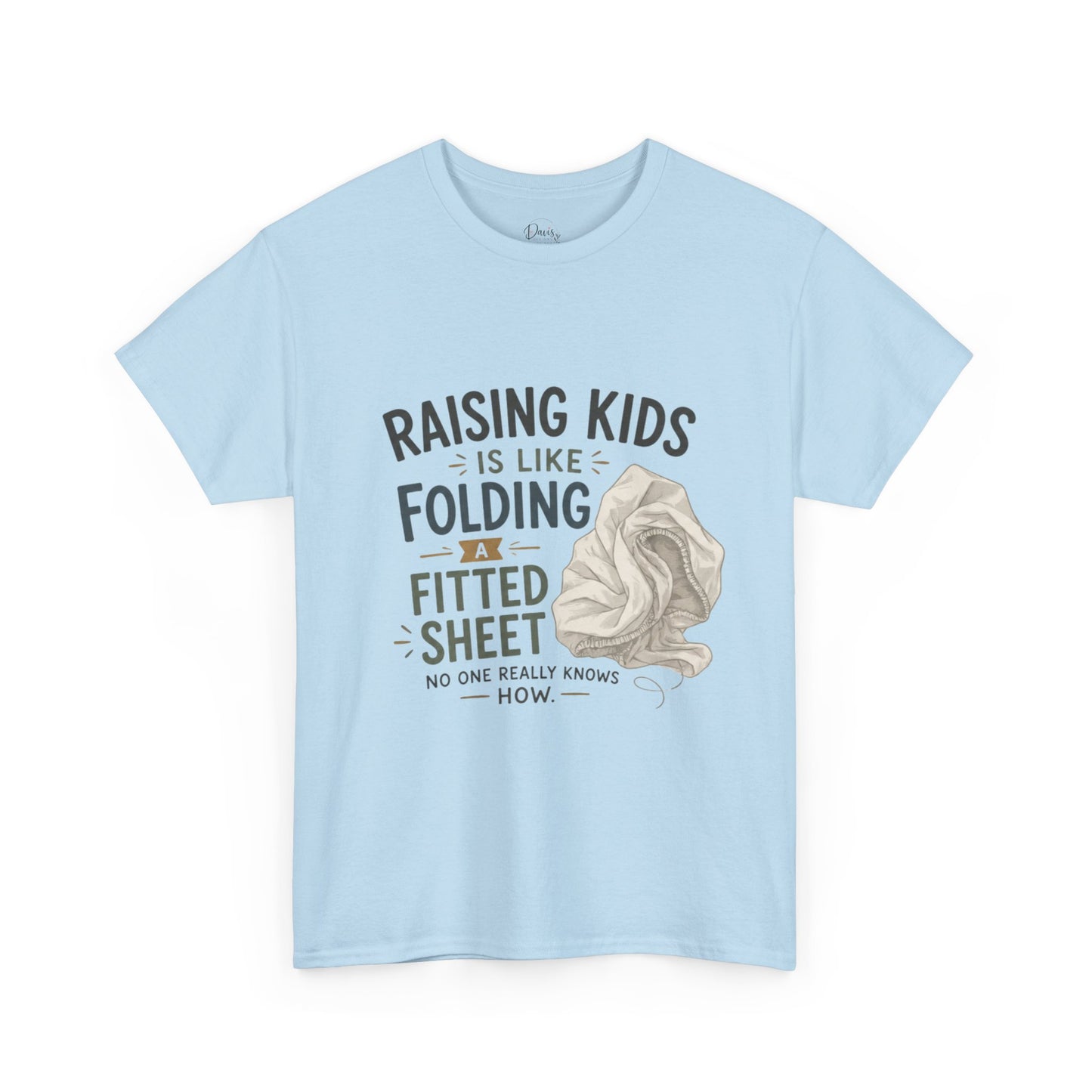 Unisex Heavy Cotton Tee Kids & Folded Sheets