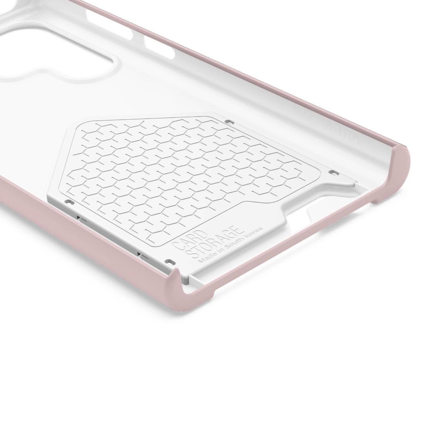 Pink Faith Phone Case with Card Holder — "Yahweh" Psalm SAMSUNG