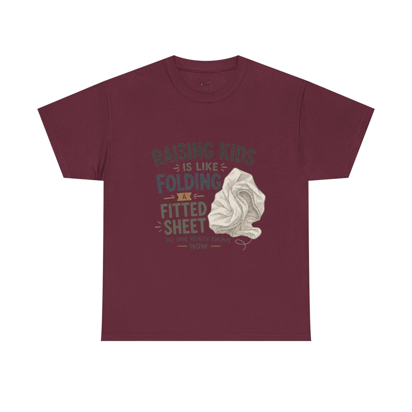 Unisex Heavy Cotton Tee Kids & Folded Sheets