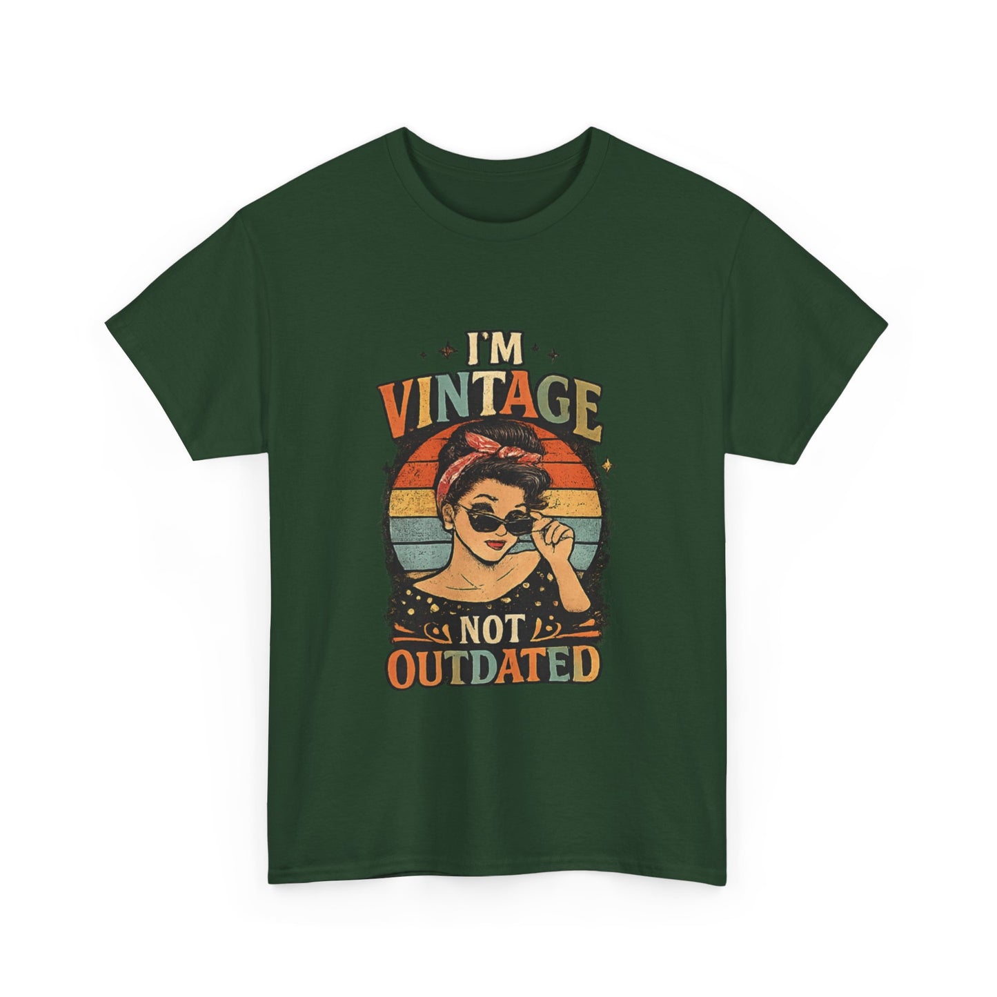 Unisex Heavy Cotton Tee I'm Vintage